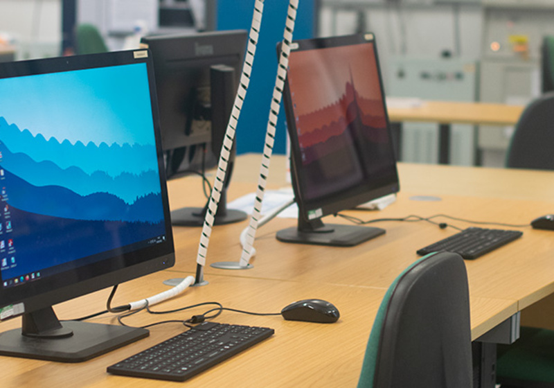 Image of PCs used for data analysis